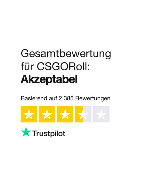 Lesen Sie Kundenbewertungen zu csgoroll.com .